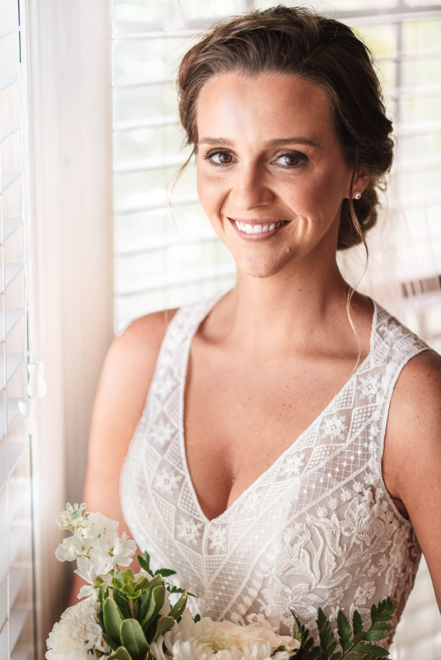 Bride getting ready in Sheboygan